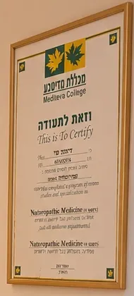 תעודת נטורופתיה, מכללת מדיטבע